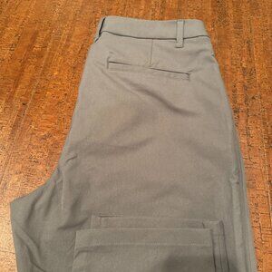 Birddogs Men’s 36X33 Classic Fit Gray Performance Pants Polyester